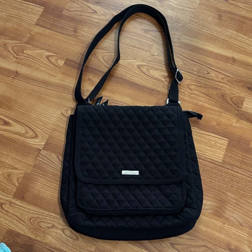Vera Bradley Black Quilted Crossbody Bag